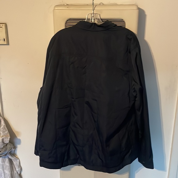 UB Tech Mens XL Navy/Gray Textured Reversible Jacket - Picture 2 of 5